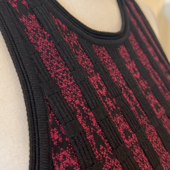 NWT $$150 White House Black Market Sleeveless Python Snake Sweater Dress M Sexy - Picture 10 of 16